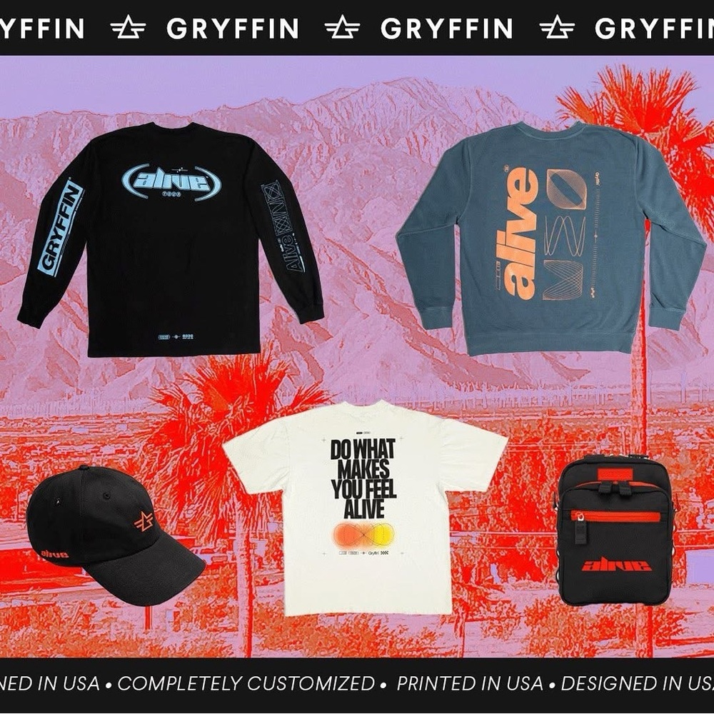 Gryffin Alive Apparel Collection